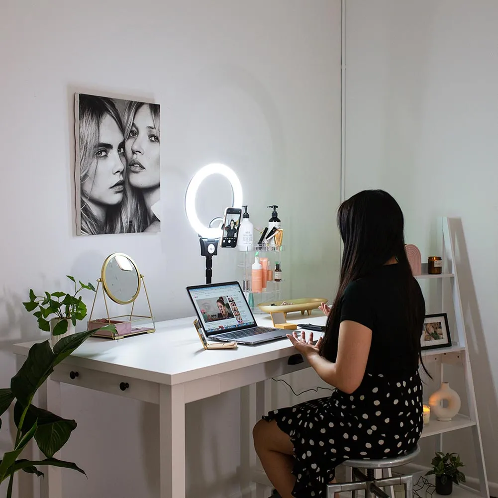 12"  Desktop Beauty Ring Light - Halley (DEMO STOCK)