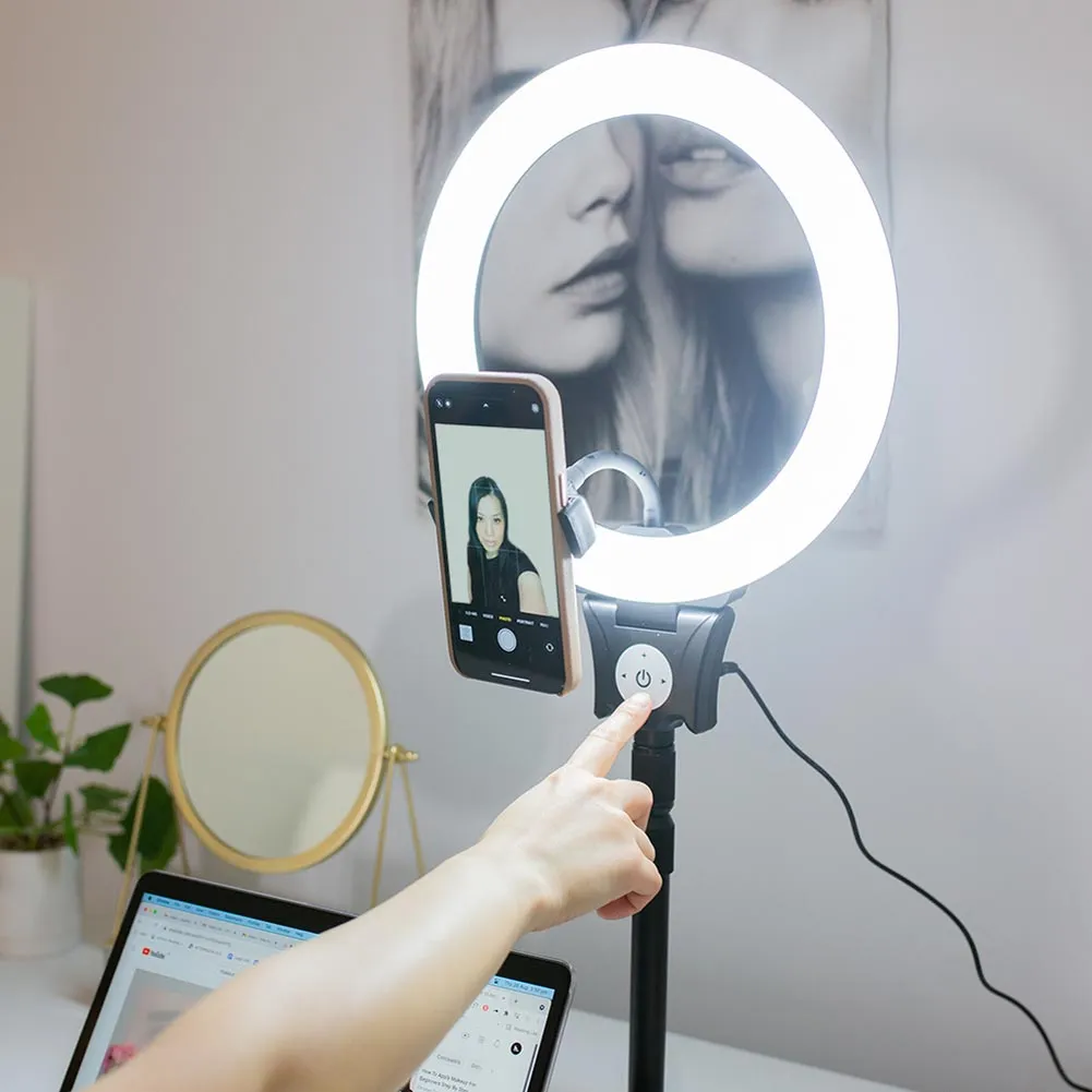 12"  Desktop Beauty Ring Light - Halley (DEMO STOCK)