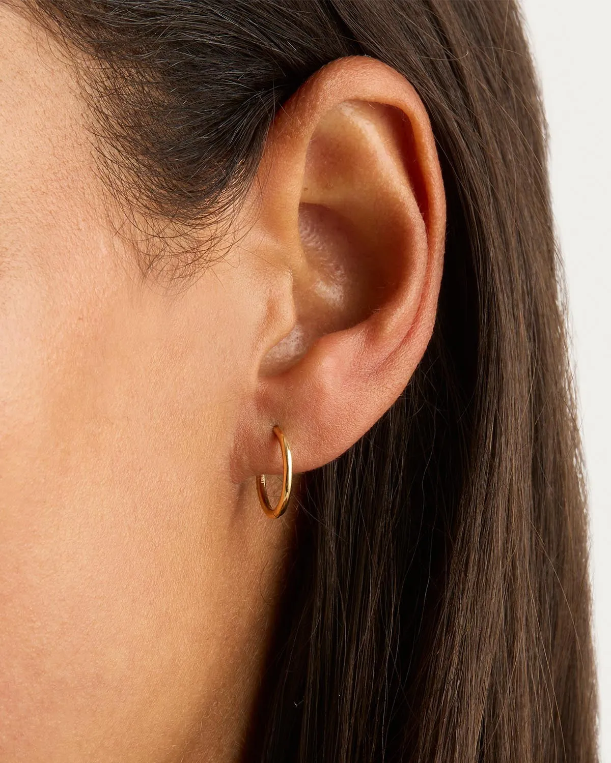 14k Solid Gold Purity Sleeper - 9mm, 11mm and 13mm