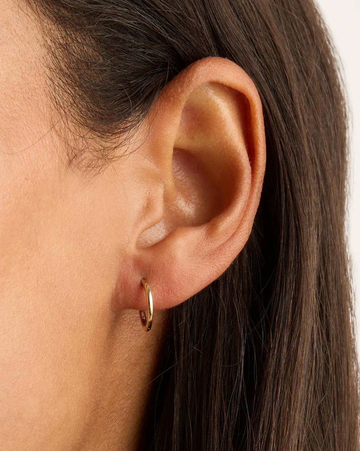 14k Solid Gold Purity Sleeper - 9mm, 11mm and 13mm