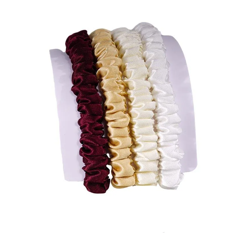 4 Pack Mini Silk Hair Ties - Joven - dropshipping