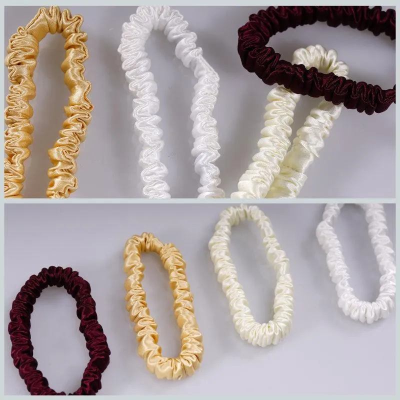 4 Pack Mini Silk Hair Ties - Joven - dropshipping
