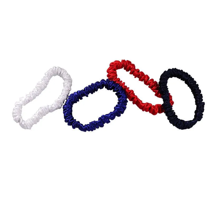 4 Pack Mini Silk Hair Ties - Vividly - dropshipping