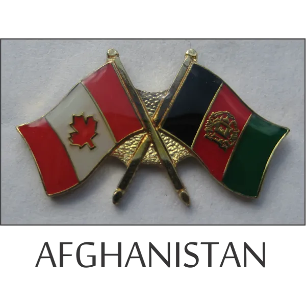 Afghanistan-Canada Friendship Lapel Pin