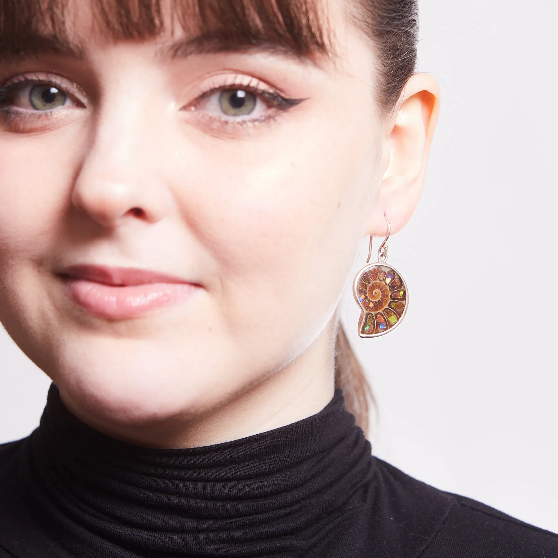 Ammolite Drop Earrings