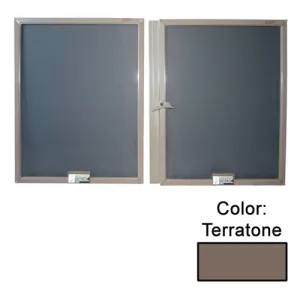 Andersen G35 400 Series Gliding Window Full 2 Piece Truscene Screen in Terratone