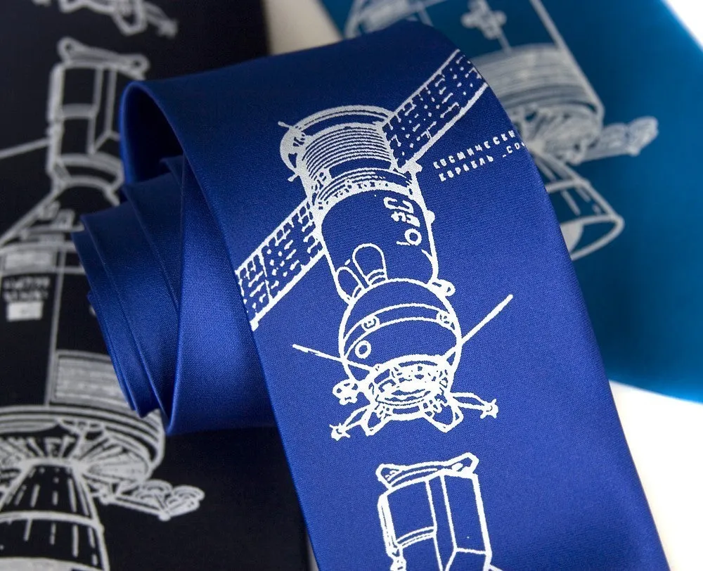 Apollo Soyuz Silk Necktie