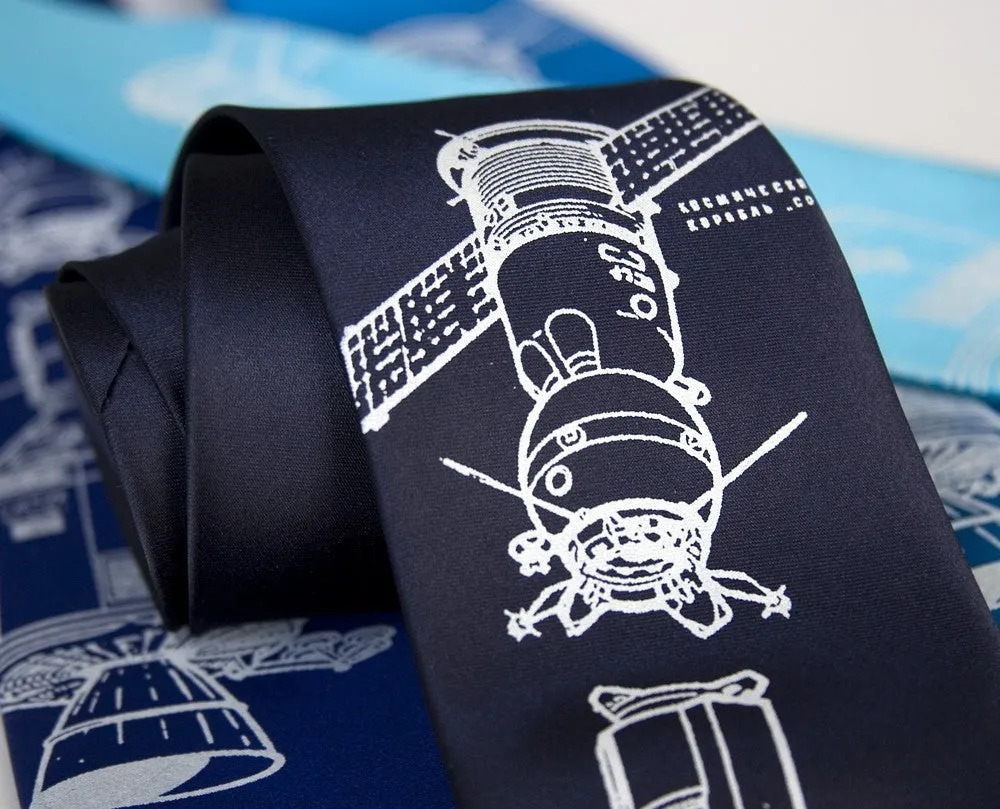 Apollo Soyuz Silk Necktie