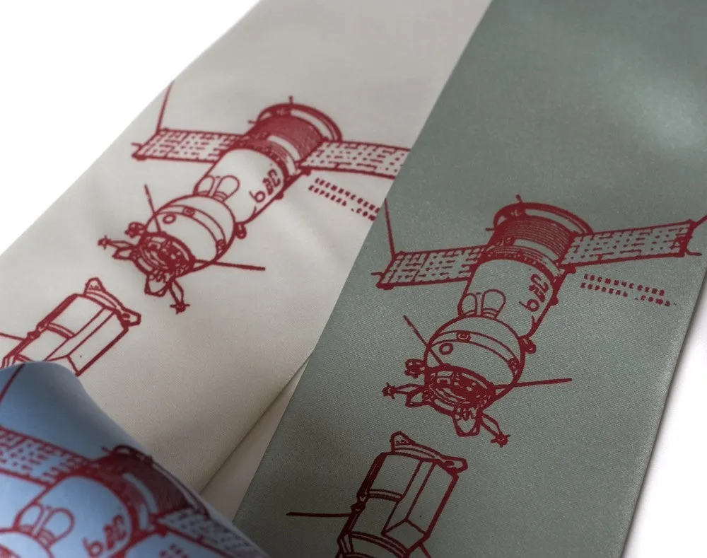 Apollo Soyuz Silk Necktie