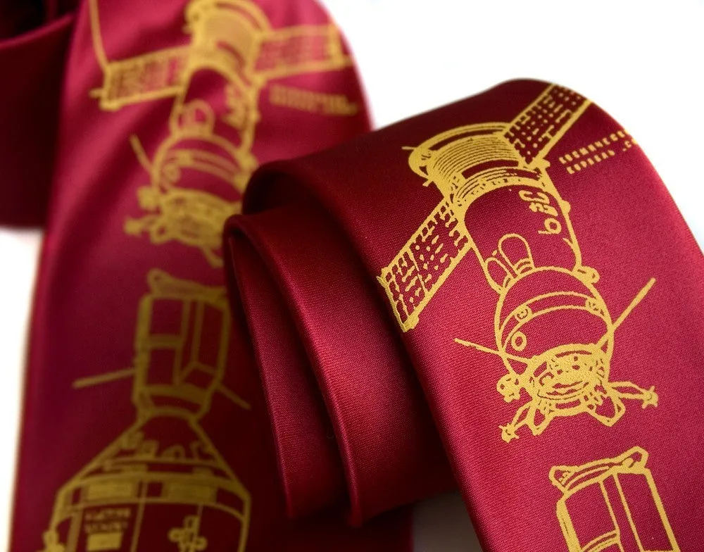 Apollo Soyuz Silk Necktie