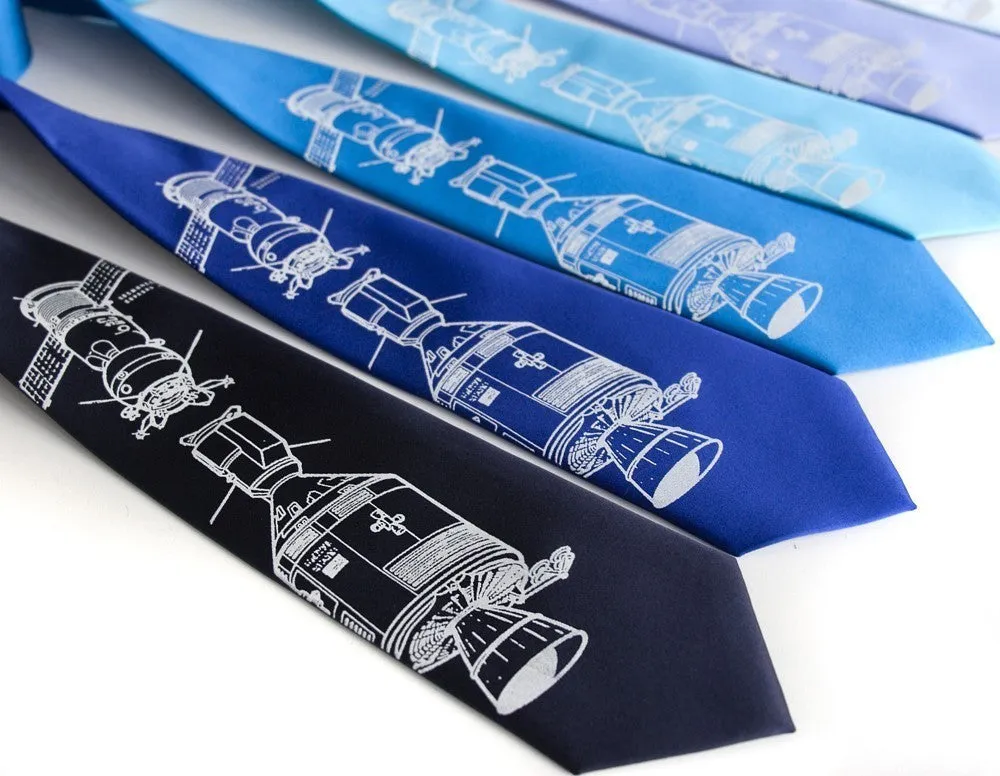 Apollo Soyuz Silk Necktie