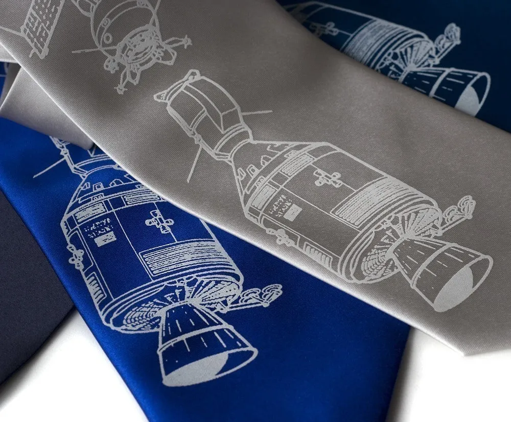 Apollo Soyuz Silk Necktie