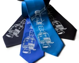 Apollo Soyuz Silk Necktie