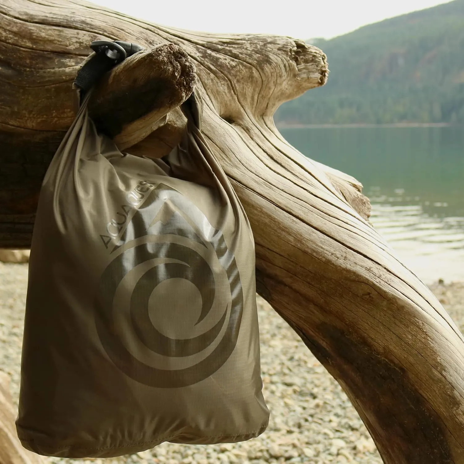AquaQuest Rogue Dry Bag Set  60   100L Olive Drab  100% Waterproof Roll Top  Dry Sack