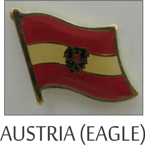 Austria Single Lapel Pin
