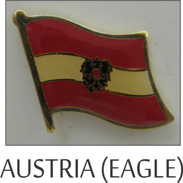 Austria Single Lapel Pin