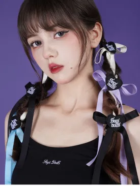 Ballet Style Heart Long Ribbon Hair Tie【s0000002043】