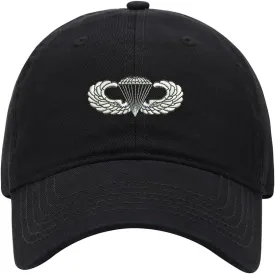 Baseball Caps Men Army Airborne Paratrooper Wings Embroidered Dad Hat Washed Cotton Adjustable Embroidery Caps