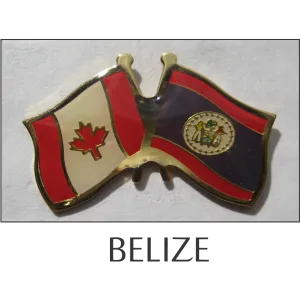 Belize-Canada Friendship Lapel Pin