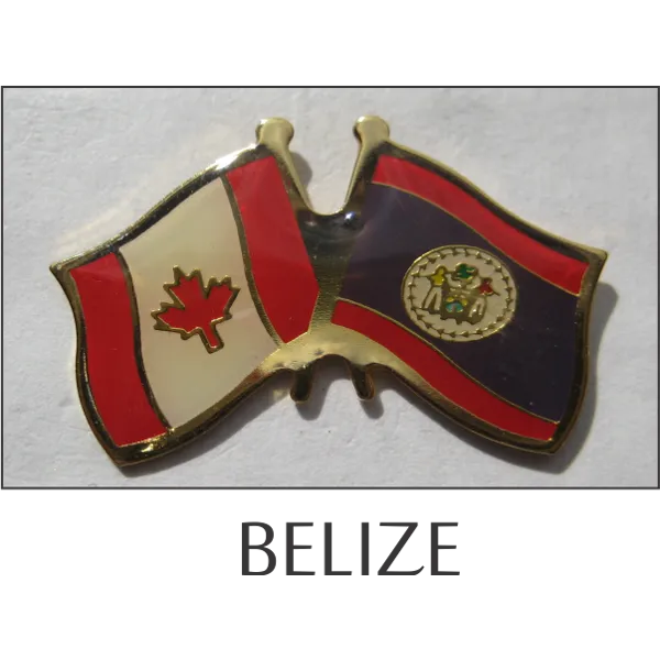 Belize-Canada Friendship Lapel Pin