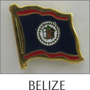 Belize Single Lapel Pin
