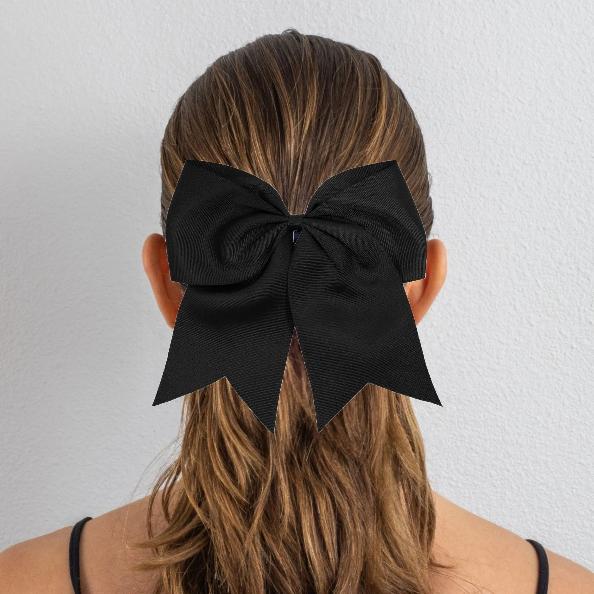 Black Cheer Bow