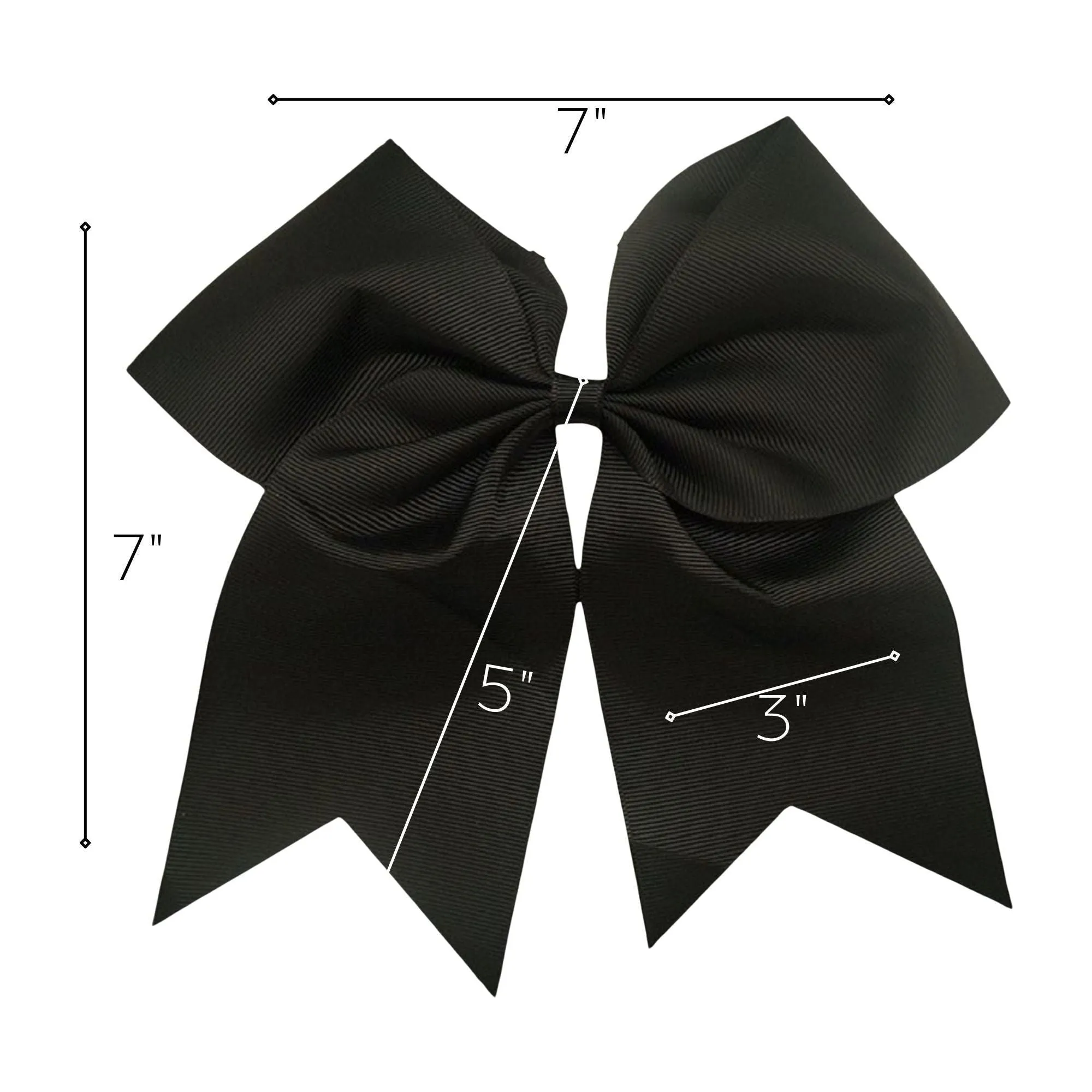 Black Cheer Bow