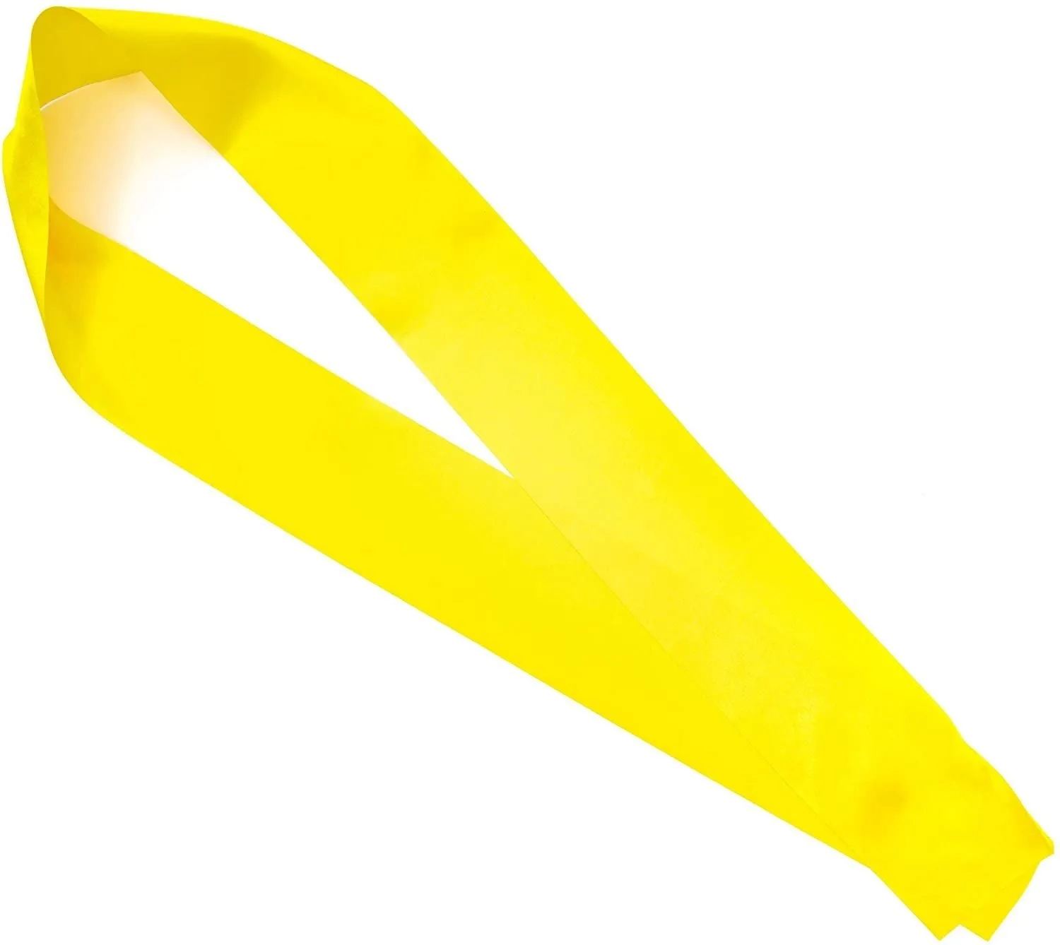 Blank Customizable Satin Sash (Gold, 8 Pack)
