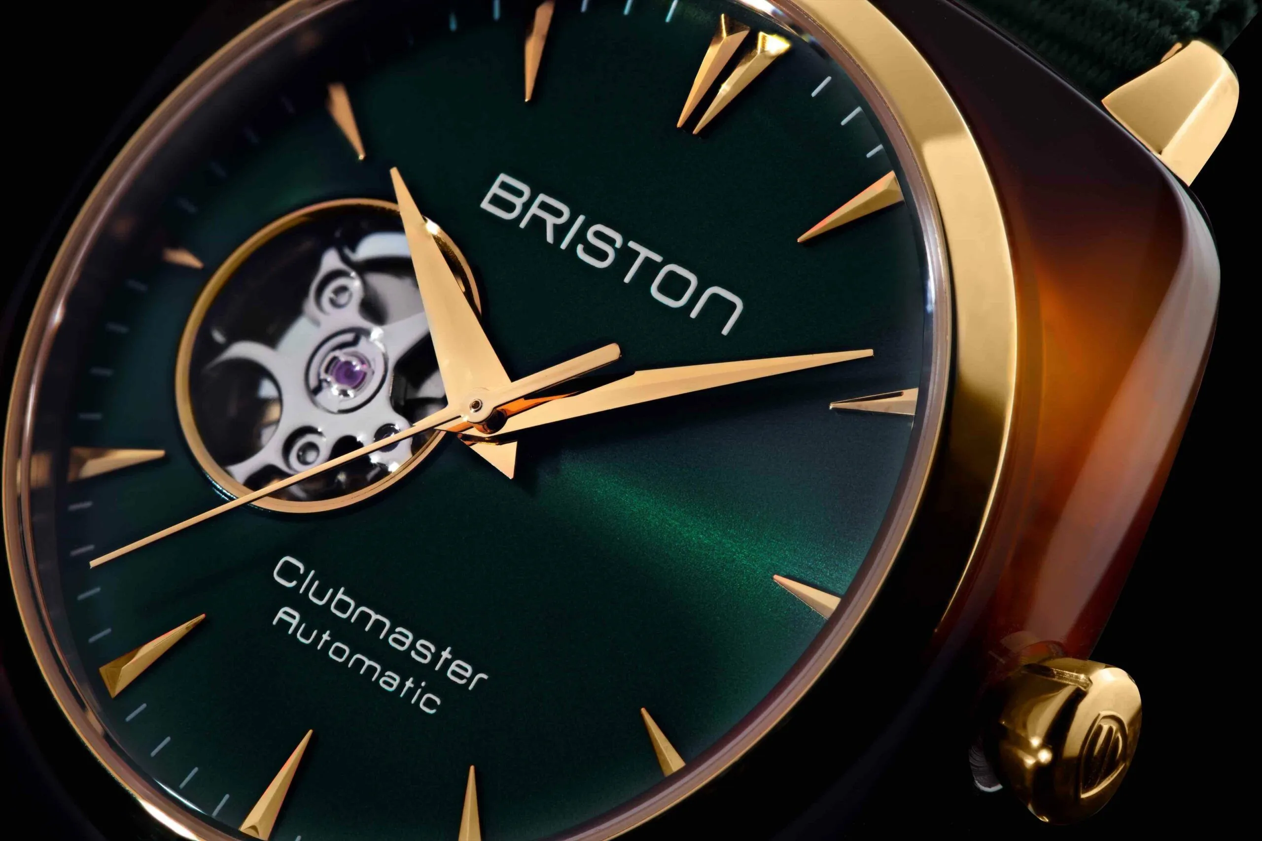 BRIS Watch Clubmaster Classic Acetate Gold