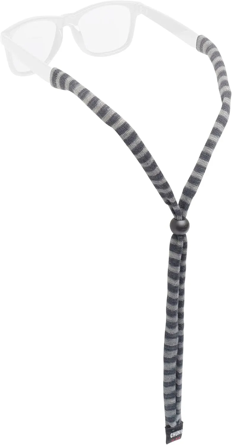 Chums Original Cotton Safety Eyewear Retaine-Unisex Keeper for Sunglasses-Adjustable Fit & Made in USA (Standard-End Size)