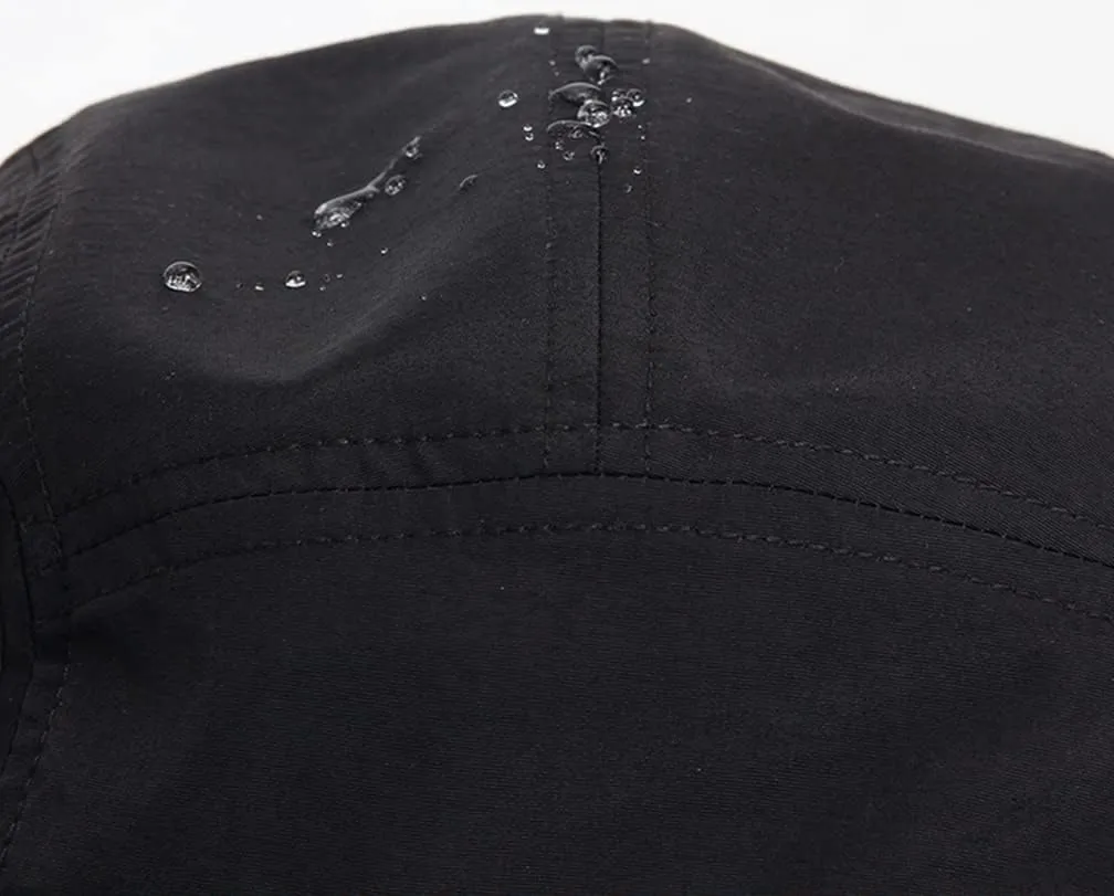 COOLSOME 5 Panels Hat Basic Daily Wear Breathable Quick Dry Cap