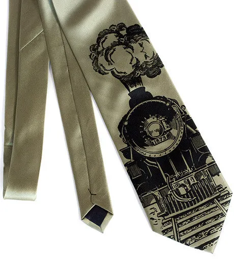 Crazy Train Silk Necktie