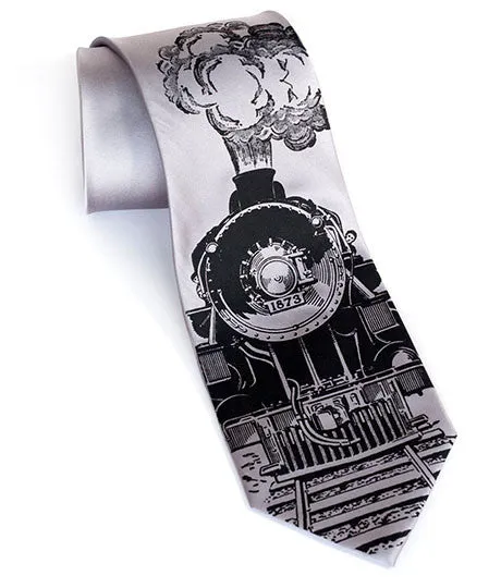 Crazy Train Silk Necktie