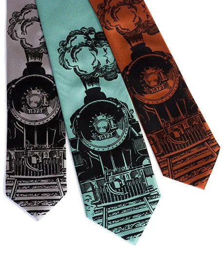 Crazy Train Silk Necktie
