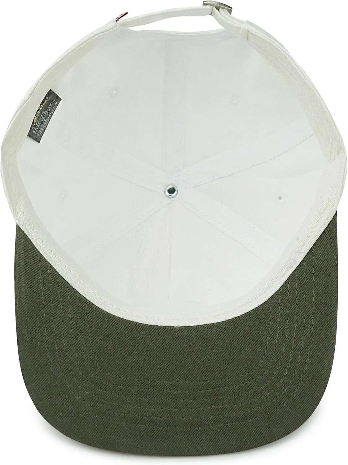 Croogo Vintage Embroidery Flat Brim Baseball Cap for Men Women Soft Cotton Unstructured Cap