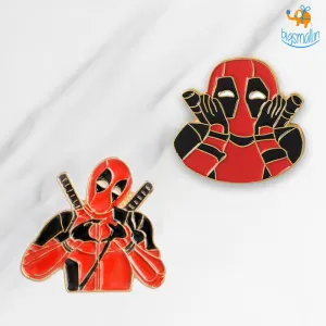 Deadpool Metallic Lapel Pins