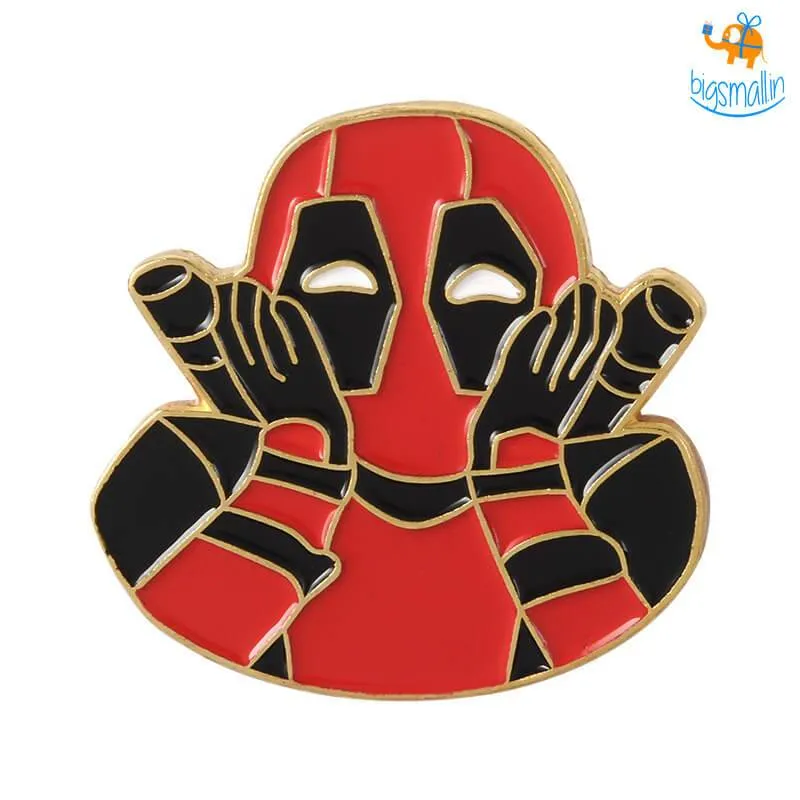 Deadpool Metallic Lapel Pins