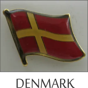 Denmark Single Lapel Pin