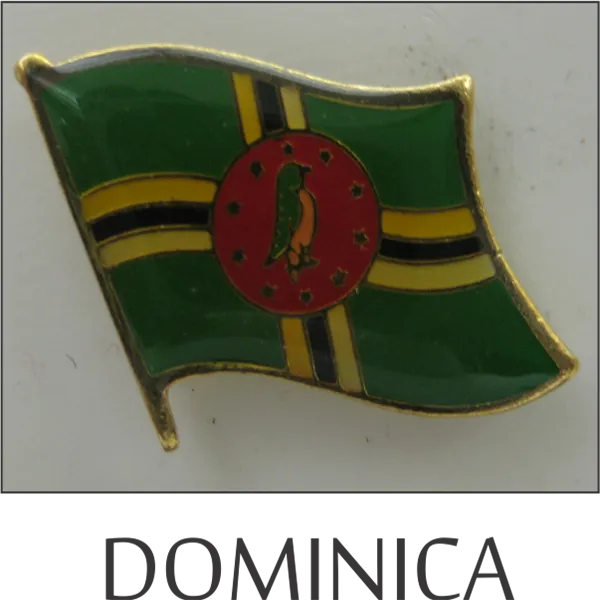 Dominica Single Lapel Pin