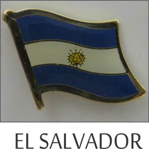 El Salvador Single Lapel Pin