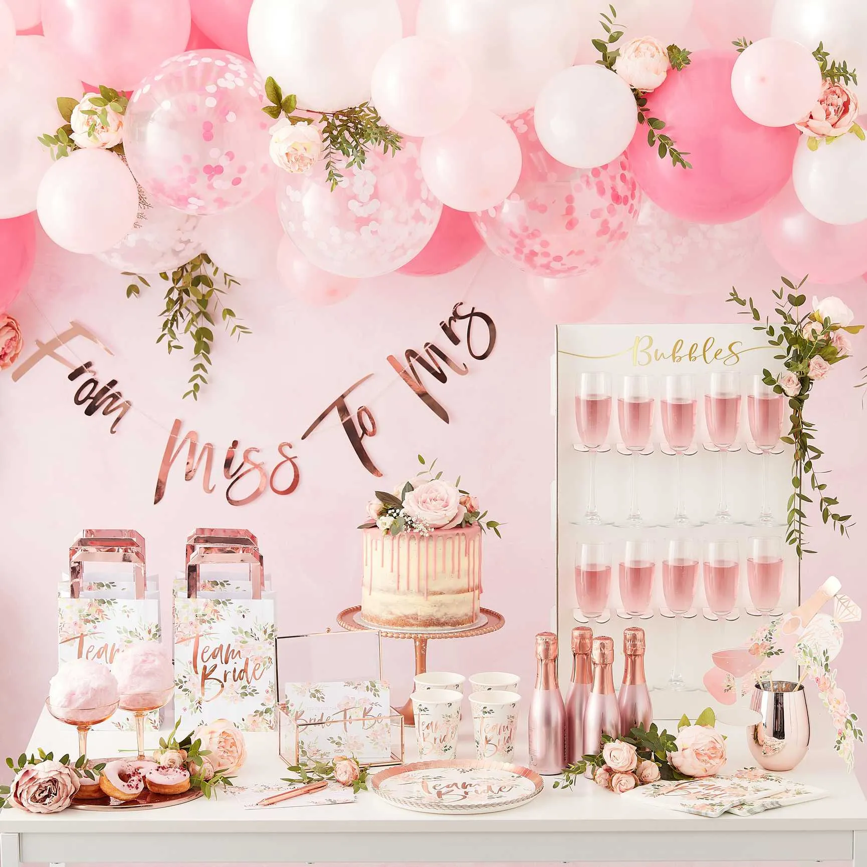 Floral Bride to Be Hen Party sash
