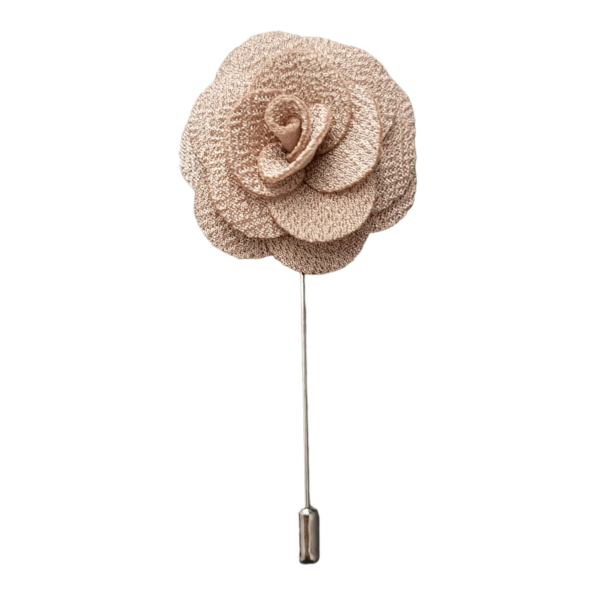 Flower Lapel Pin Cream