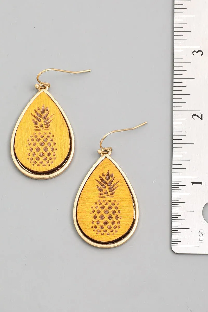 FME170 Wood Pineapple White