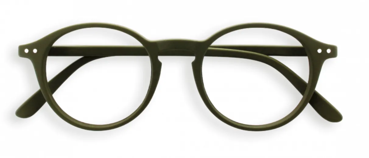 Izipizi D Moss Green Reading Glasses