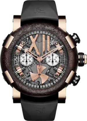 JR Watches Steampunk Gold Rusted Metal