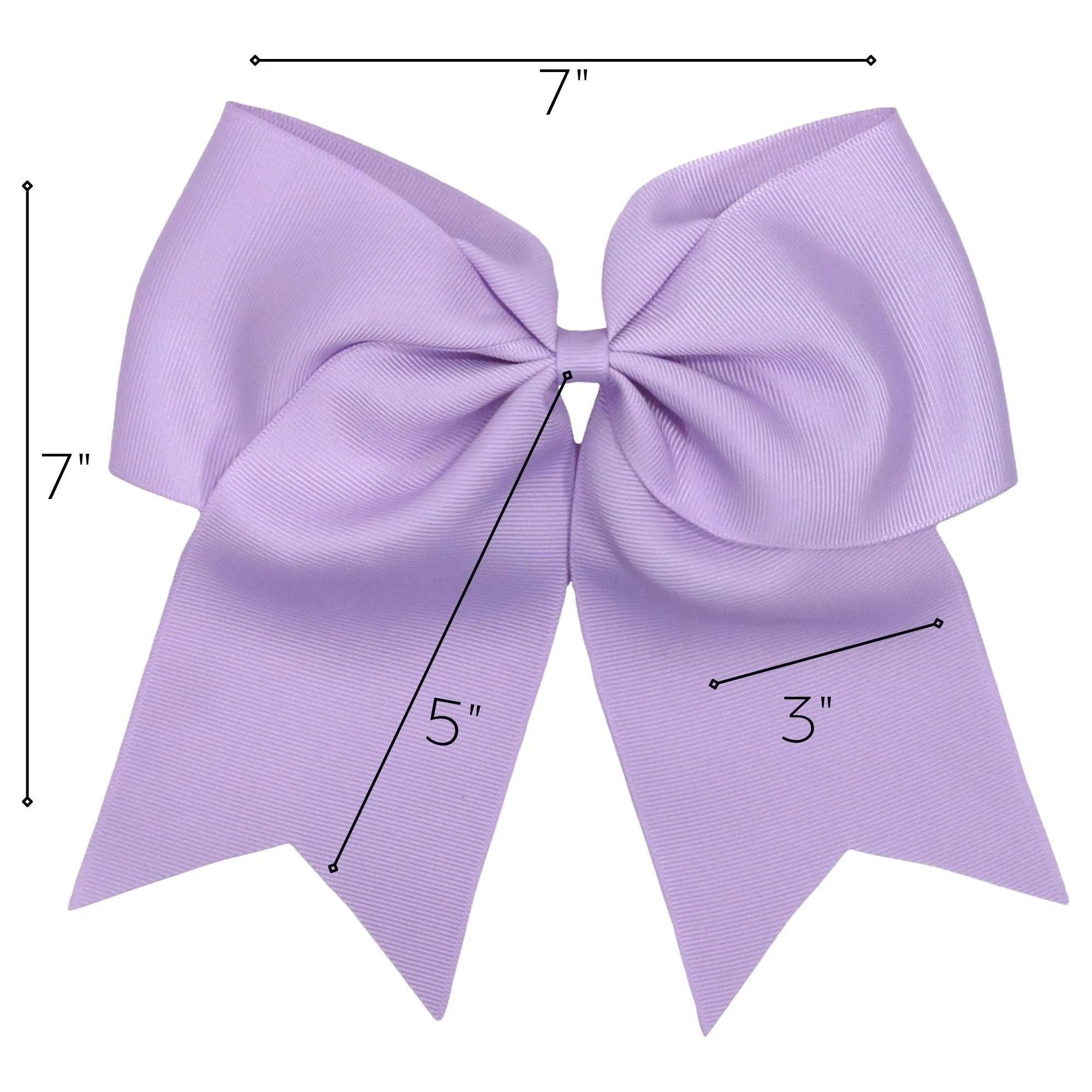 Light Purple Cheer Bows - 10 Pack