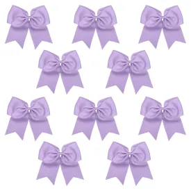 Light Purple Cheer Bows - 10 Pack