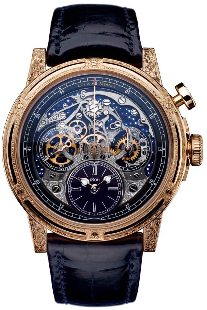 LM Watch MemORSSRed Eclipse Rose Gold Hand Engraved Limited Edition