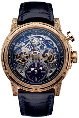 LM Watch MemORSSRed Eclipse Rose Gold Hand Engraved Limited Edition