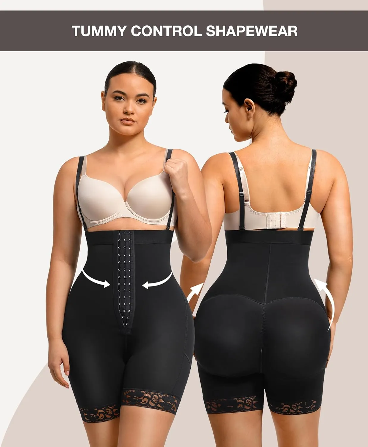 Lover-Beauty Fajas Colombianas Shapewear for Women Tummy Control Postpartum Body Shaper Butt Lifter Bodysuit